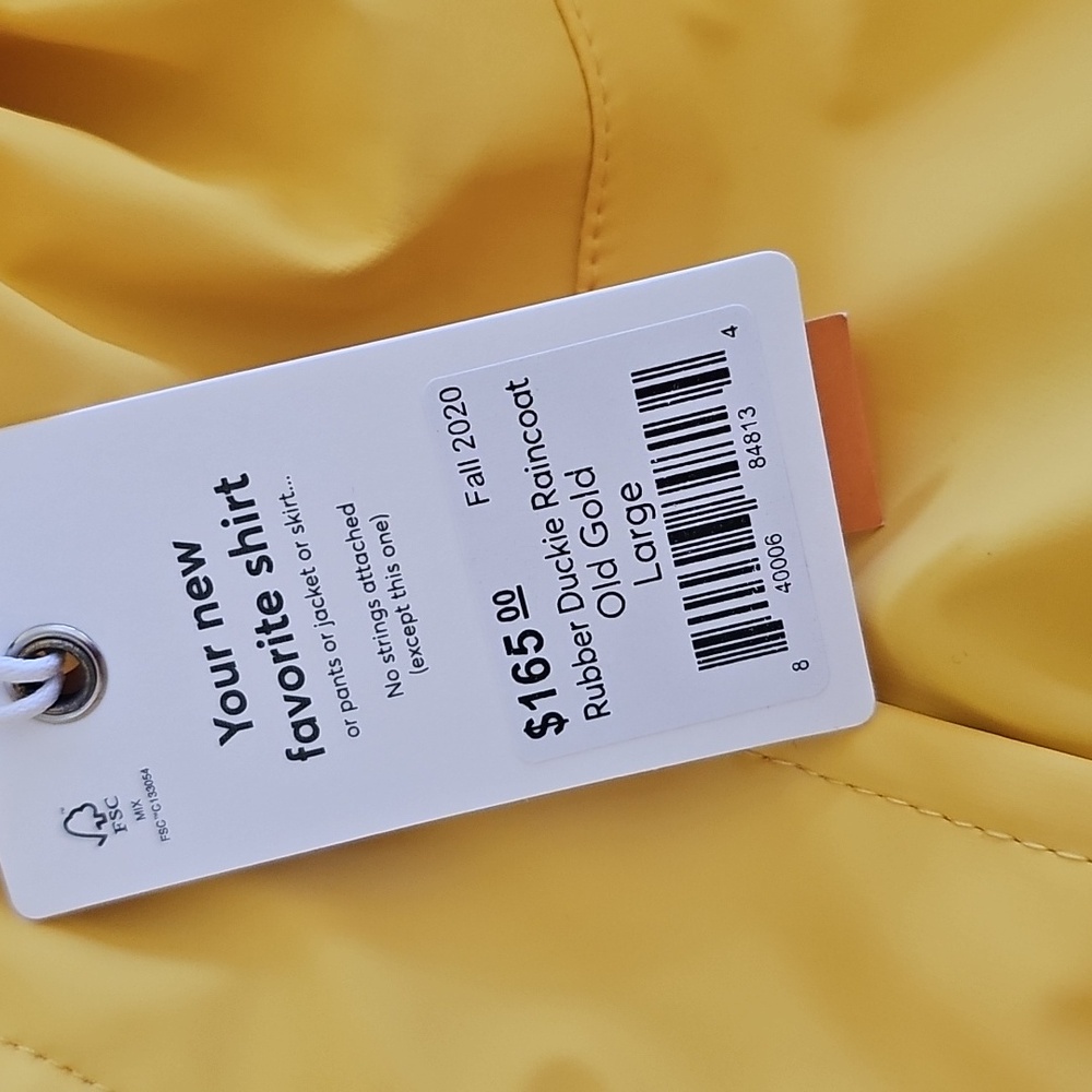 Marine Layer Rubber Duckie Raincoat Jacket - Picture 9 of 9